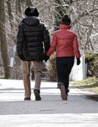 couple walking